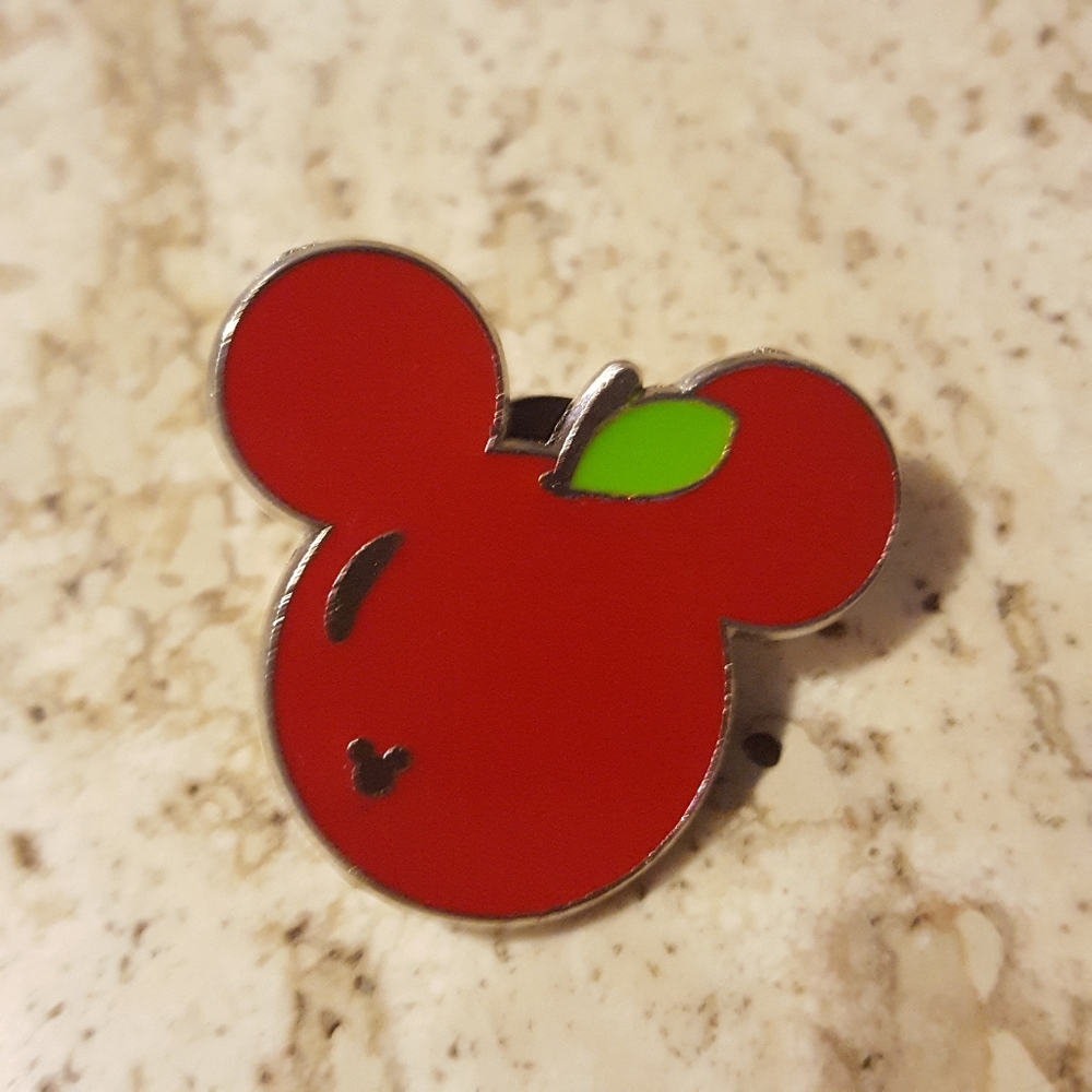 4/$20 Mickey Mouse Apple Fruit Disney Pin